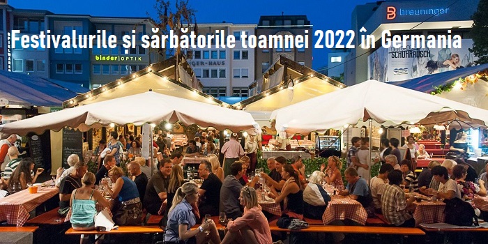 Festivalurile și sărbătorile toamnei 2022 în Germania